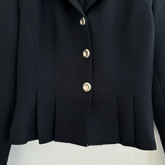 Sandro Paris Cropped Horsebit Jacket 38 US 6 Black - Picture 3 of 9